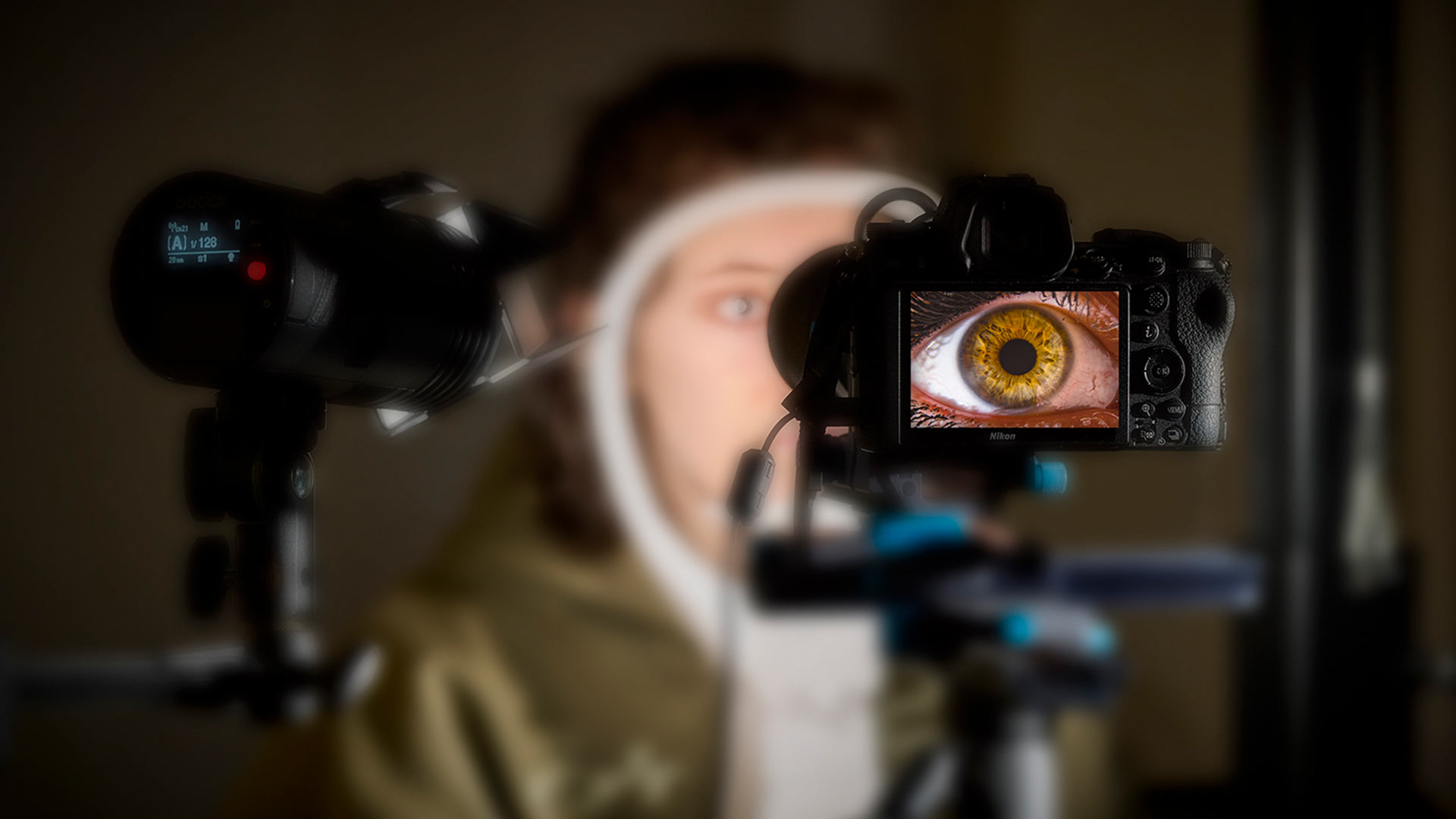 Ablauf Iris-Fotografie -Schritt 2: Aufnahme der Iris